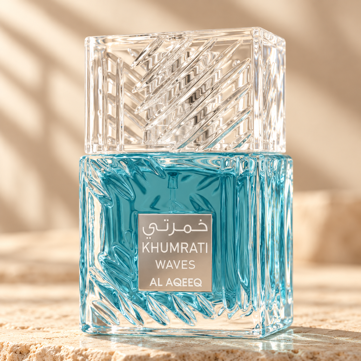 Al Aqeeq Khumrati Waves Eau de Parfum – 100 ml — cap, label and presentation detail