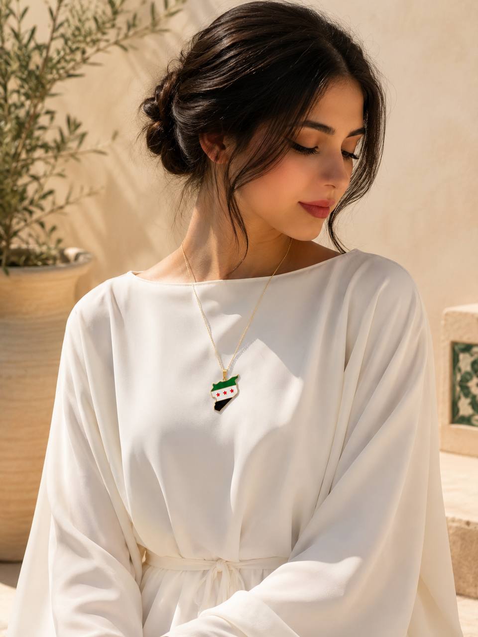 Syria Map Necklace – A Meaningful Touch of Elegance