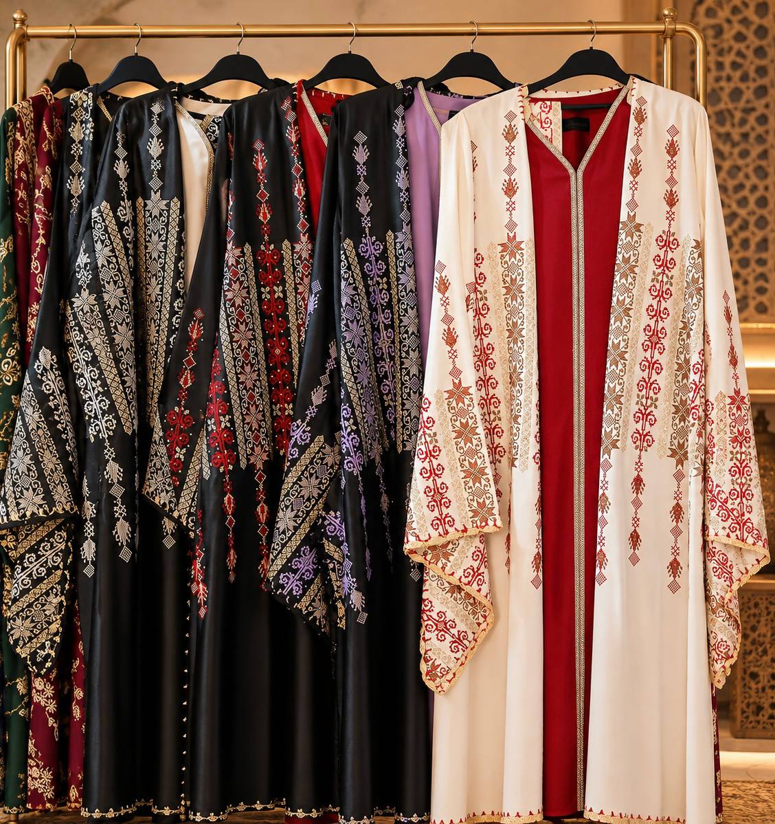 Diana Embroidered Crochet Kaftan