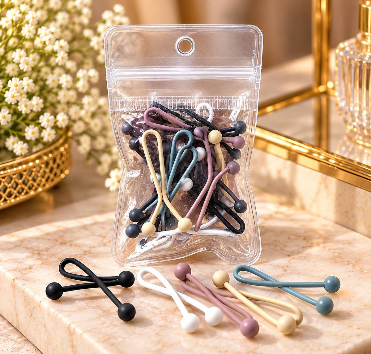 Soft Loop Hijab Pins – Assorted Colors
