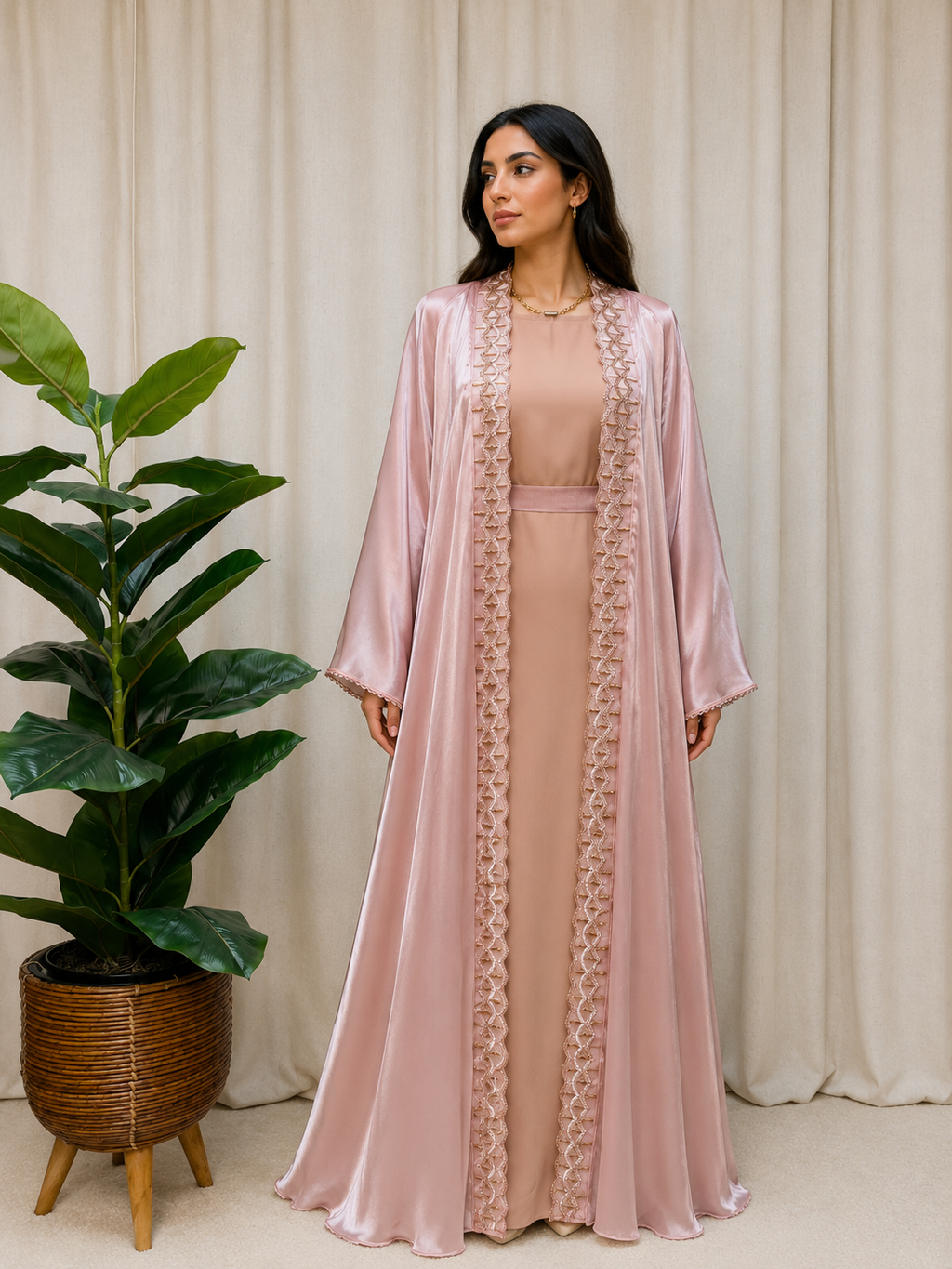 Veloura Organza Abaya