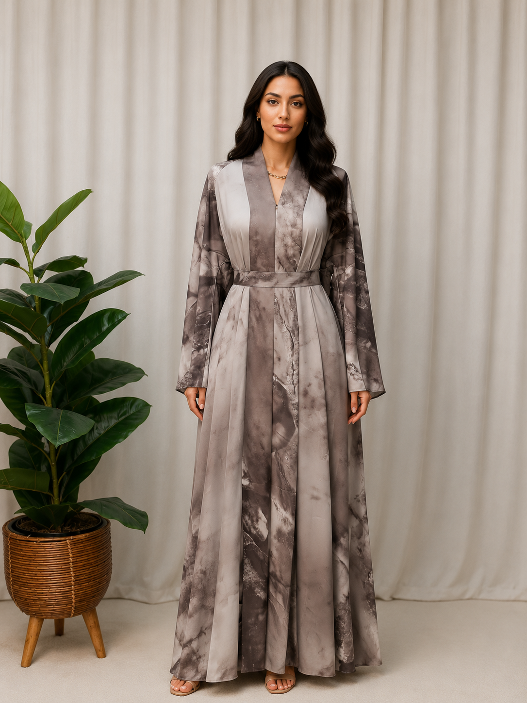 Marble Mist Abaya