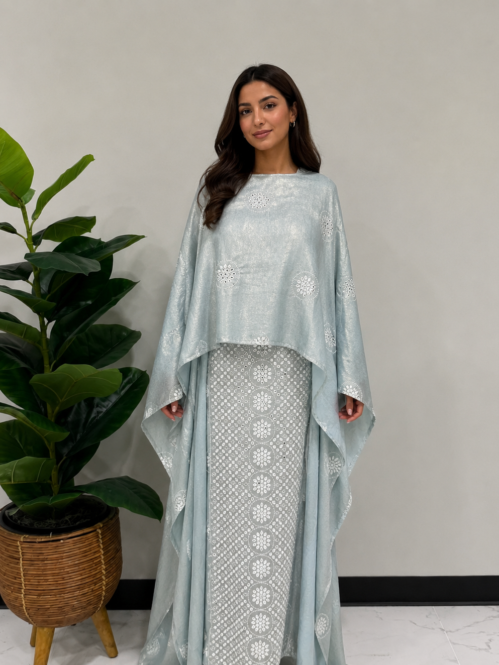 Layali Lurex Butterfly Jalabiya