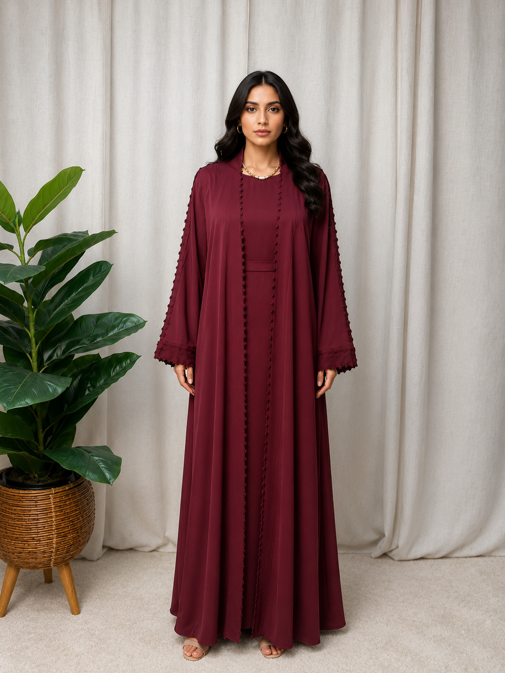 Lunara Thread Abaya
