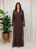Cocoa Bloom Abaya
