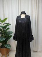 Noir Cascade Abaya