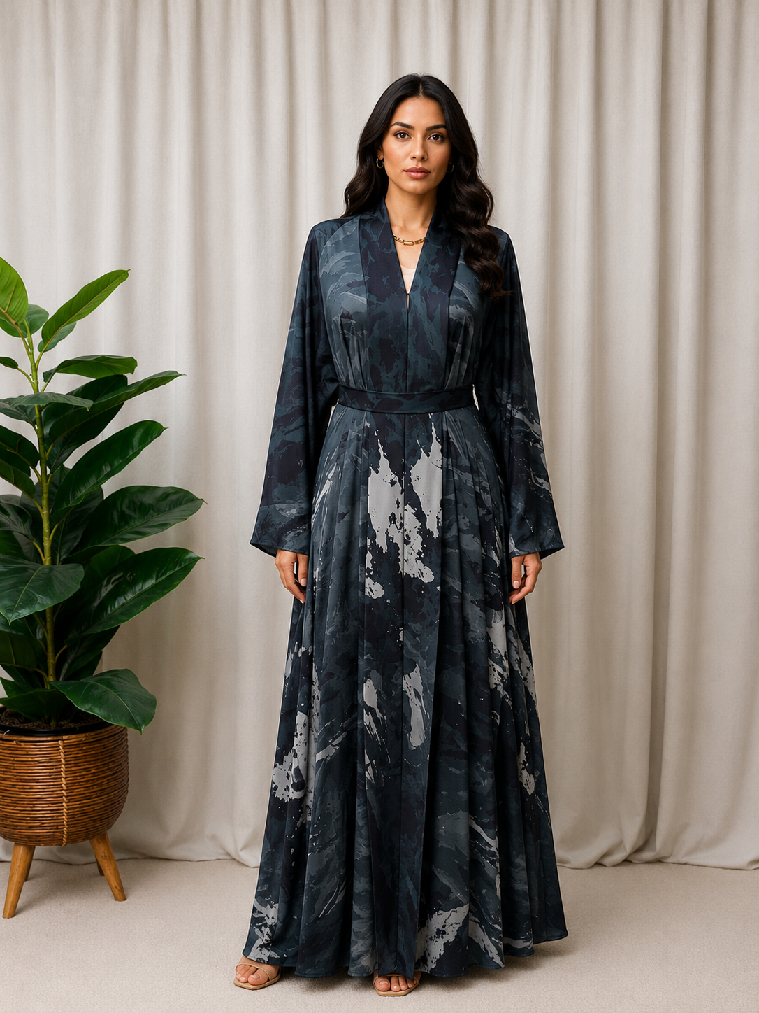 Marble Mist Abaya