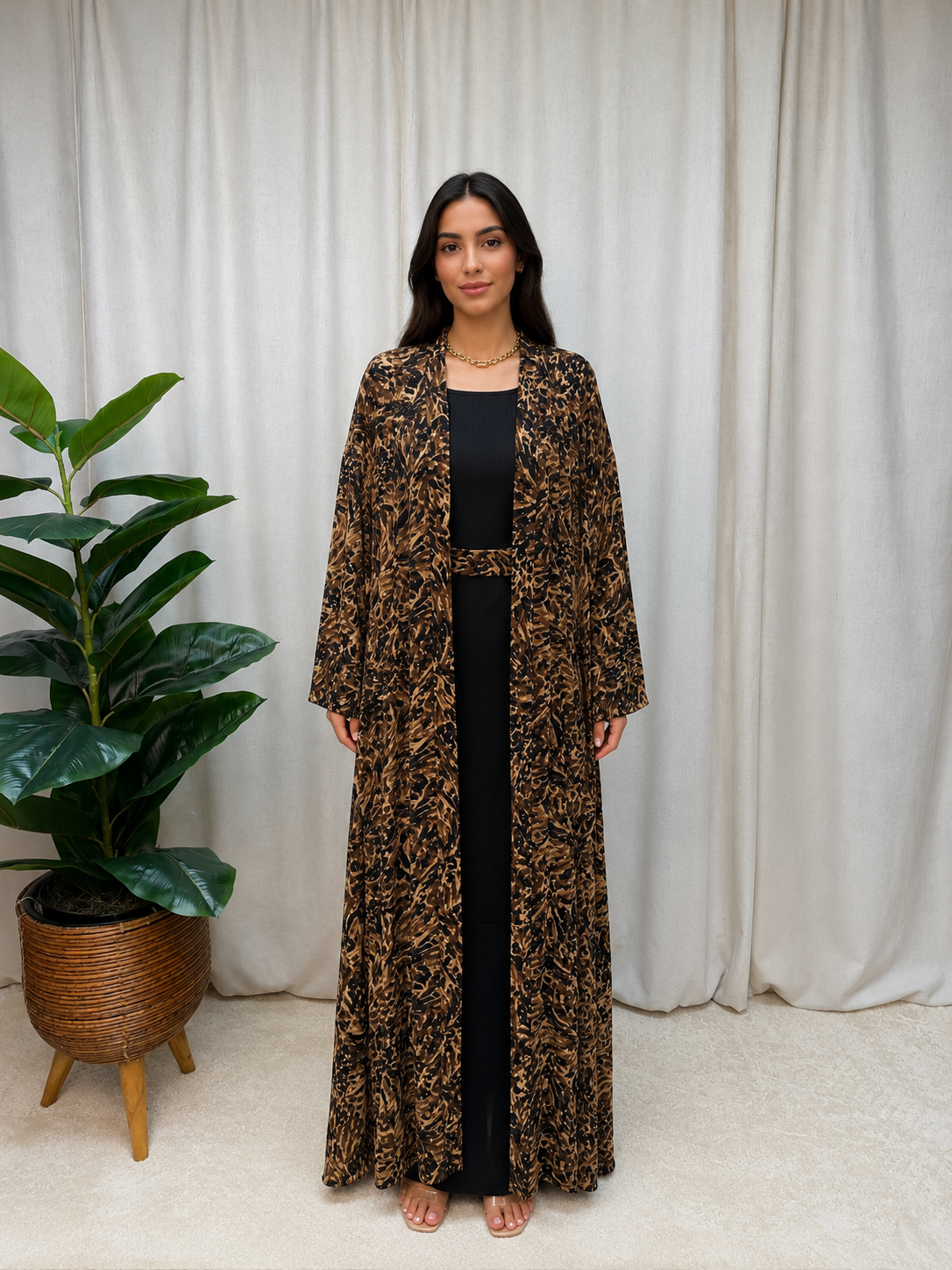 Layali Grace 3-Piece Abaya Set