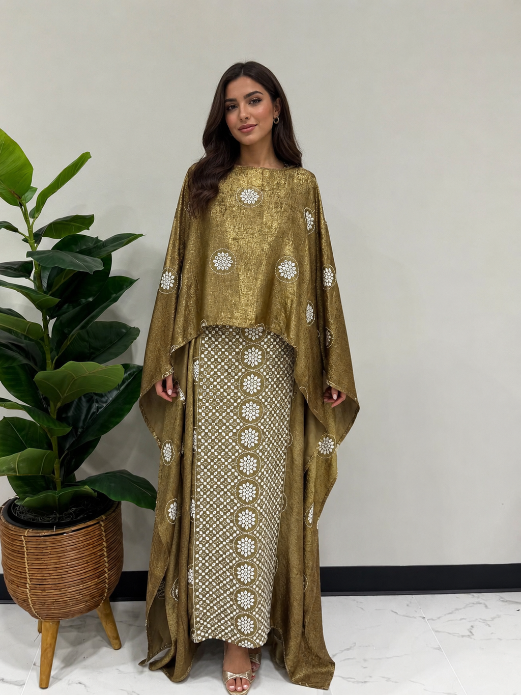 Layali Lurex Butterfly Jalabiya