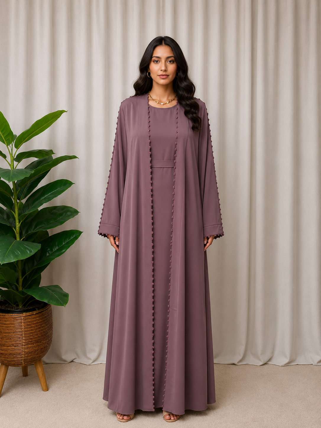 Lunara Thread Abaya
