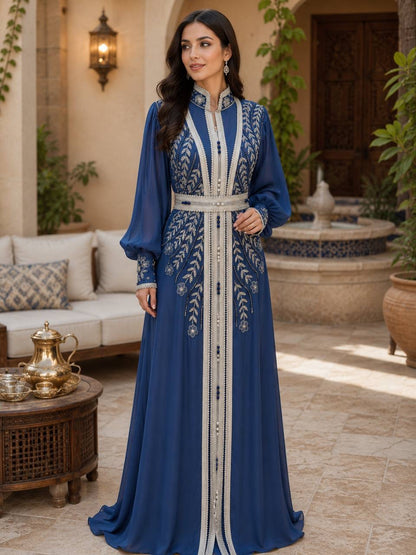 Noura Handcrafted Organza Kaftan