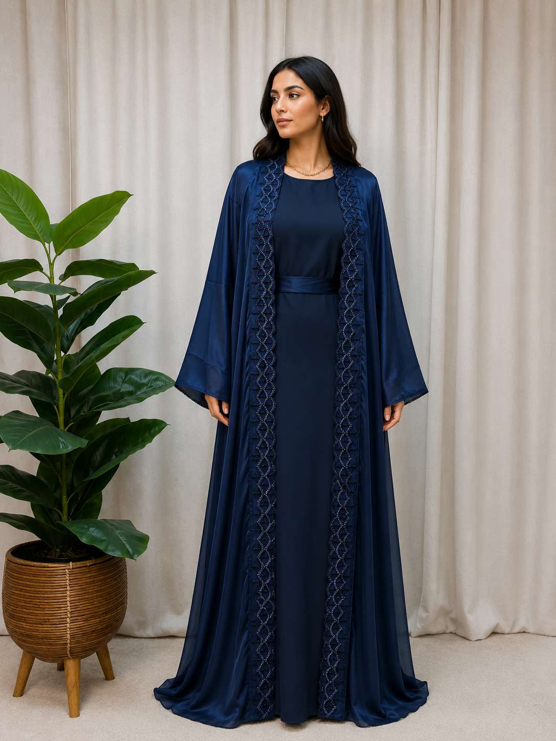 Veloura Organza Abaya