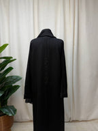Noir Cascade Abaya