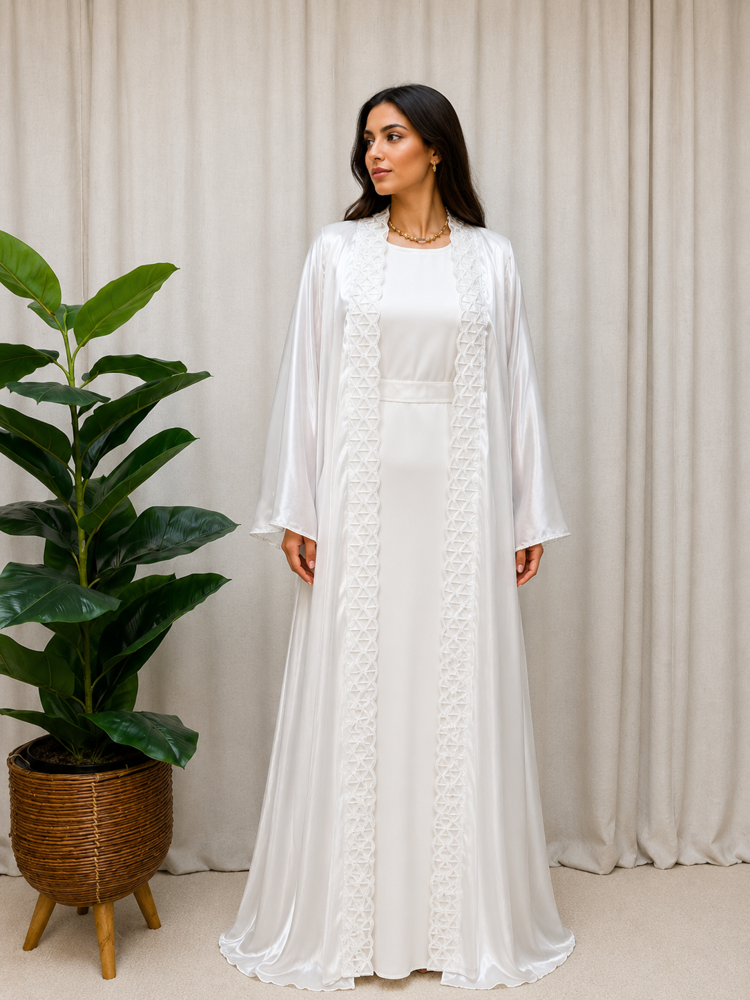 Veloura Organza Abaya