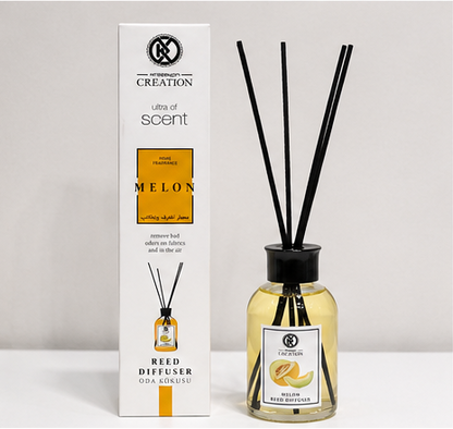 Luxury Reed Diffuser Collection 100ml | Peach, Melon & Arabian Night Home Fragrance