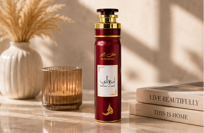 Ameerat Al Arab Luxury Air Freshener Spray | Long-Lasting Home & Car Fragrance
