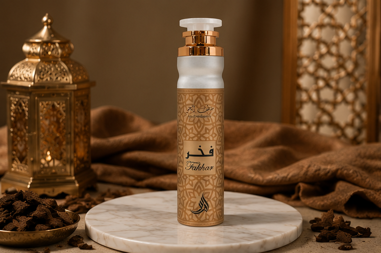 Fakhar Luxury Air Freshener Spray | Long-Lasting Home & Car Fragrance