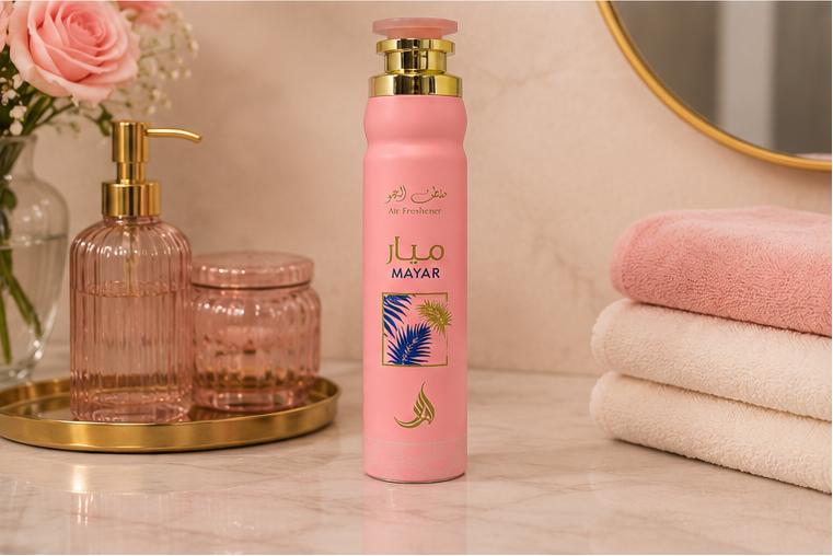 Mayar Luxury Air Freshener Spray | Long-Lasting Tropical Floral Home & Car Fragrance
