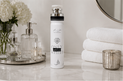 Ana Al Abyedh Only White Luxury Air Freshener Spray | Long-Lasting Home & Car Fragrance