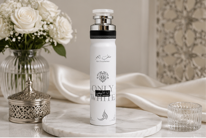 Ana Al Abyedh Only White Luxury Air Freshener Spray | Long-Lasting Home & Car Fragrance