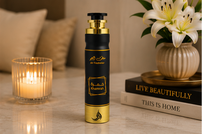 Khamrah Luxury Air Freshener Spray | Long-Lasting Home & Car Fragrance