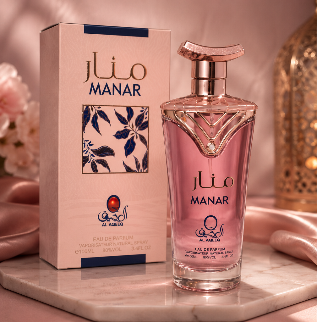Manar Eau de Parfum 100ml | Elegant Floral & Fruity Arabian Fragrance