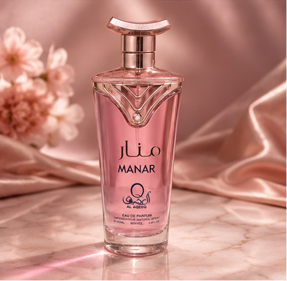 Manar Eau de Parfum 100ml | Elegant Floral & Fruity Arabian Fragrance