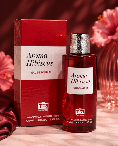Aroma Hibiscus Eau de Parfum 100ml | Floral Fruity Luxury Fragrance