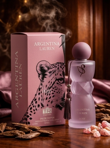 Argentina Lauren Rosy Perfume Spray – 100ml | Exquisite Pink Floral & Rich Oud