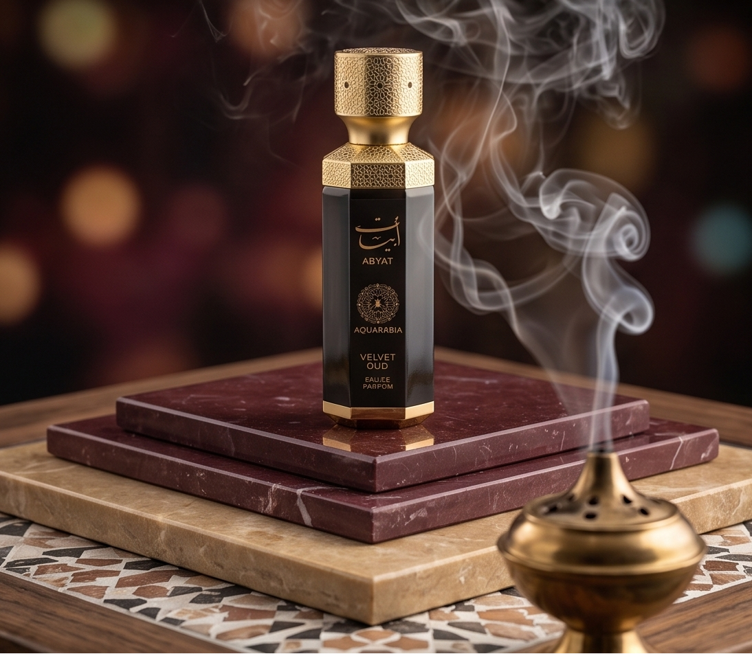 Abyat Velvet Oud by Aquarabia – A Sensory Journey of Niche Perfection