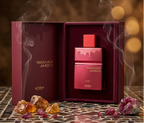 Mashair Amber Ruby Eau de Parfum – A Radiant Journey of Precision and Passion.