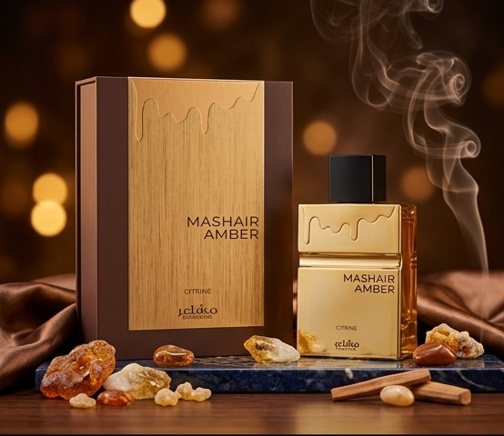 Mashair Amber Citrine – 100ml | Radiant Golden Amber & Warm Spice Luxury Fragrance