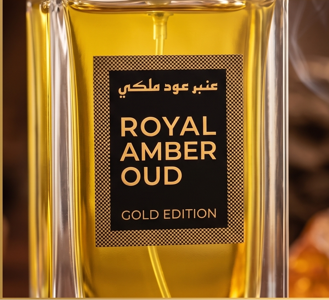 Masha'er Royal Amber Oud Gold Edition – 100ml | Exotic Arabian Oud & Amber Luxury Fragrance