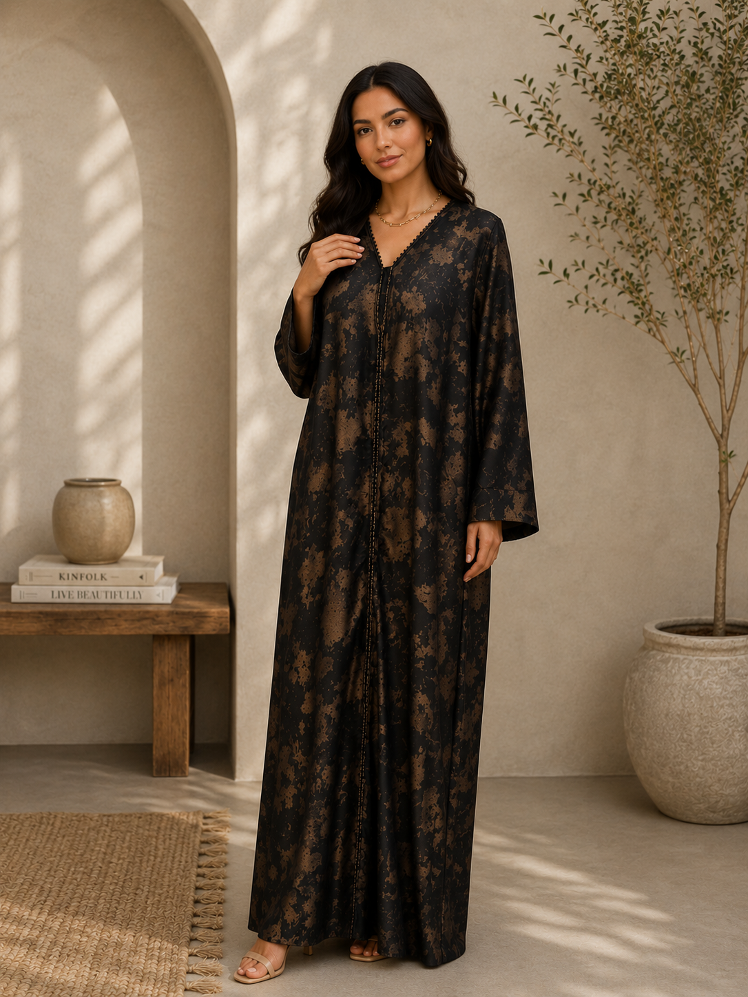 Lustre Mist Abaya