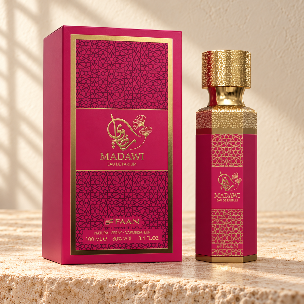 FAAN Madawi Eau de Parfum – 100 ml — bottle and matching packaging