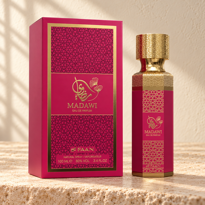 FAAN Madawi Eau de Parfum – 100 ml — bottle and matching packaging