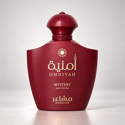 Masha'er Omniyah Mystery Eau de Parfum – 100 ml — bottle front view