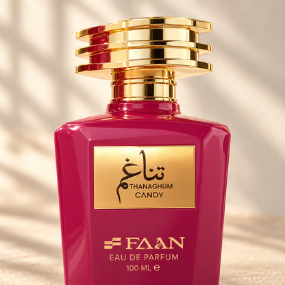 FAAN Thanaghum Candy Eau de Parfum – 100 ml — cap, label and presentation detail