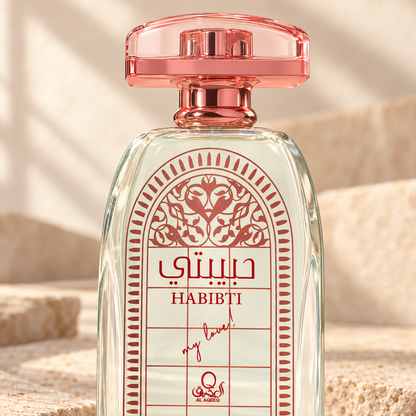 Al Aqeeq Habibti Eau de Parfum – 100 ml — cap, label and presentation detail