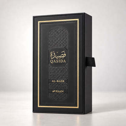 FAAN Qasida Al-Badr Eau de Parfum – 100 ml — matching presentation box