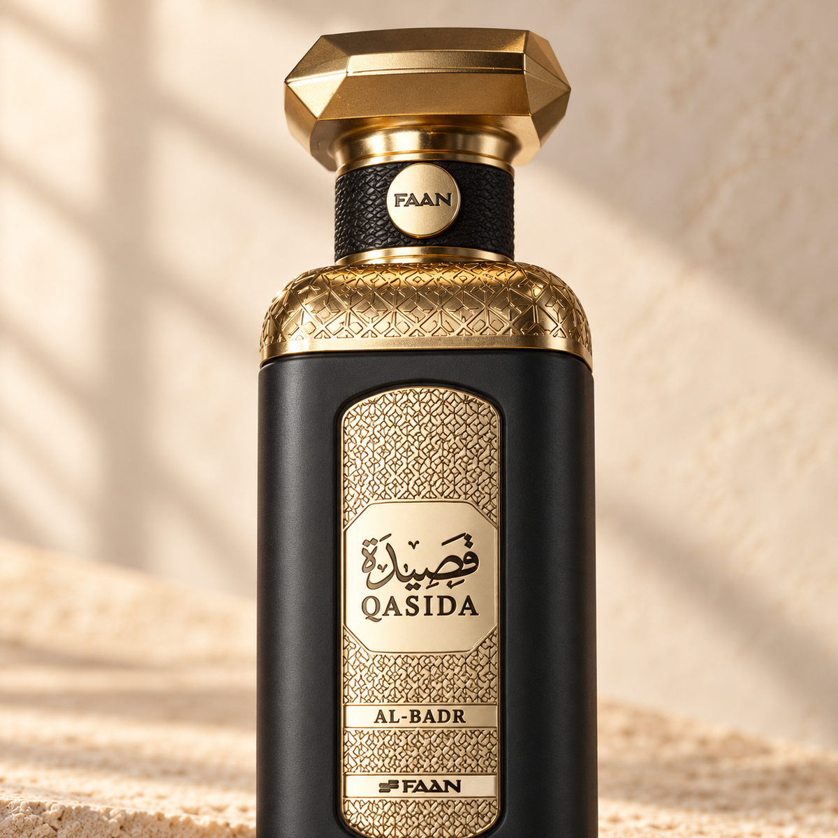 FAAN Qasida Al-Badr Eau de Parfum – 100 ml — cap, label and presentation detail