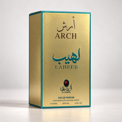 Al Aqeeq Arch Laheeb Eau de Parfum – 100 ml — matching presentation box