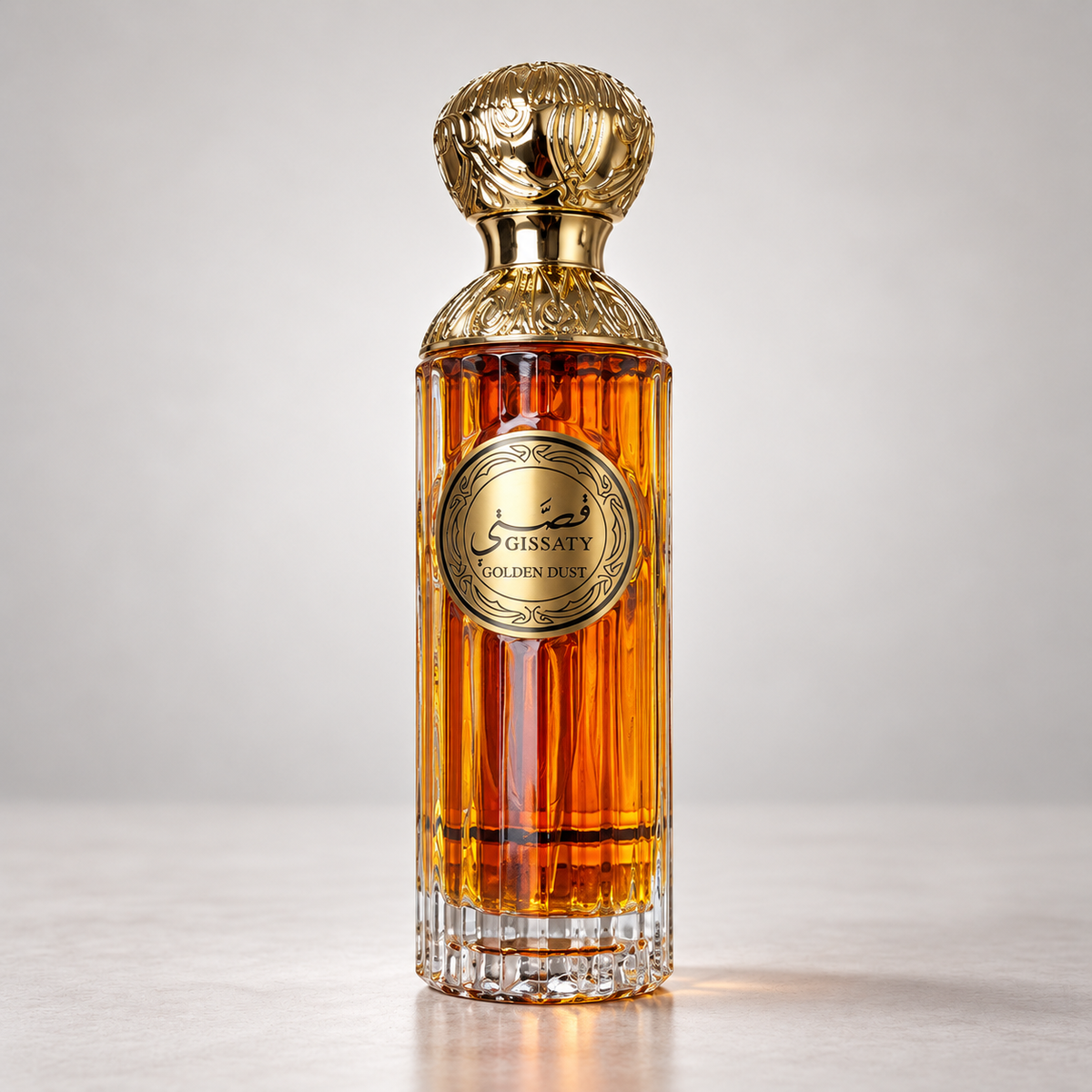 Al Aqeeq Gissaty Golden Dust Eau de Parfum – 100 ml — bottle front view