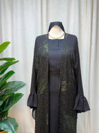 Layal Noir Abaya Set