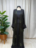Layal Noir Abaya Set