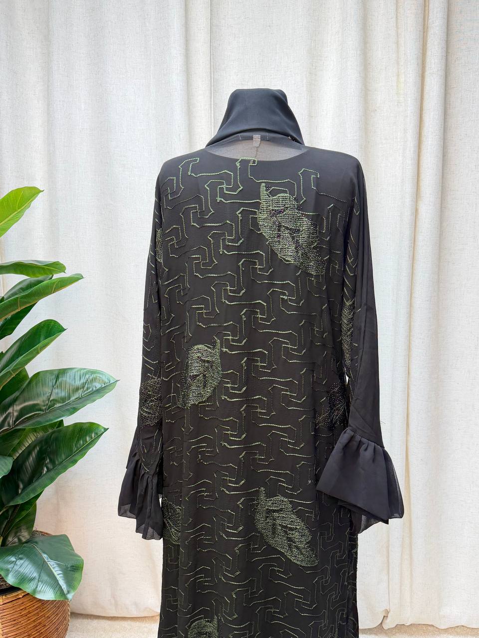 Layal Noir Abaya Set