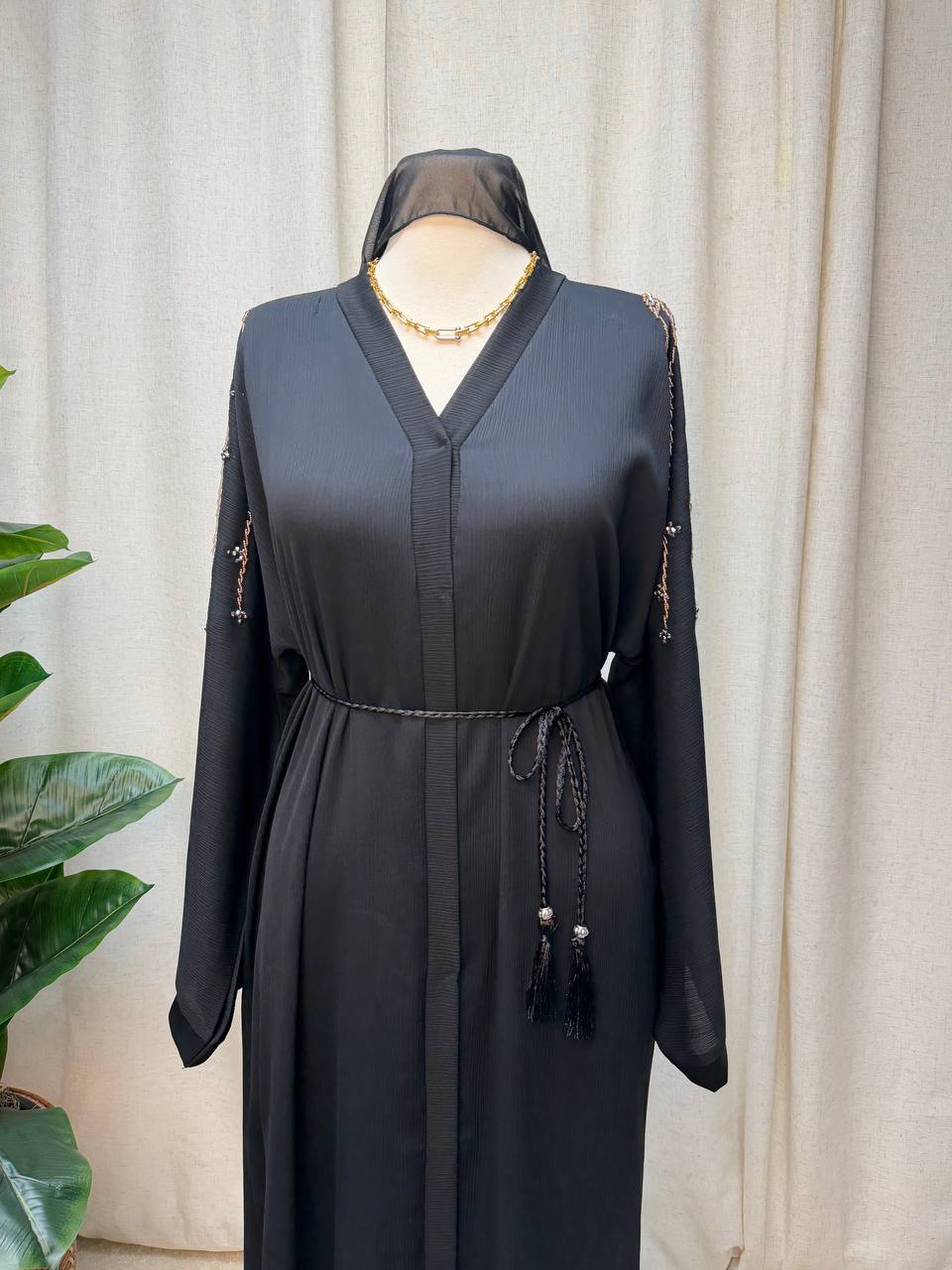 Noir Pearl Dubai Abaya