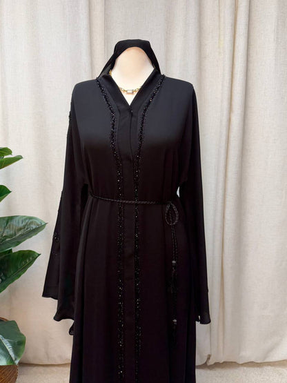 Celeste Noir Abaya