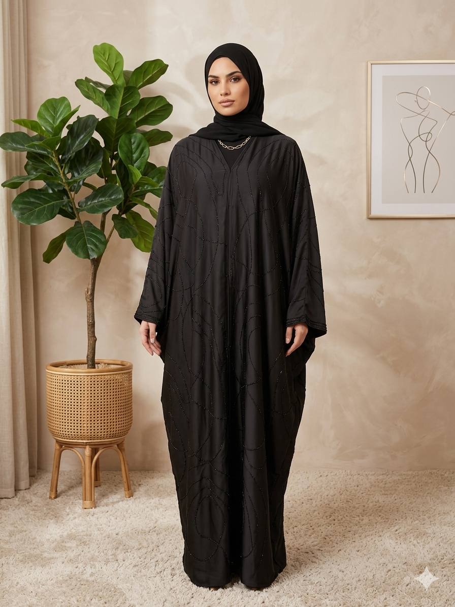 Serene Butterfly Abaya