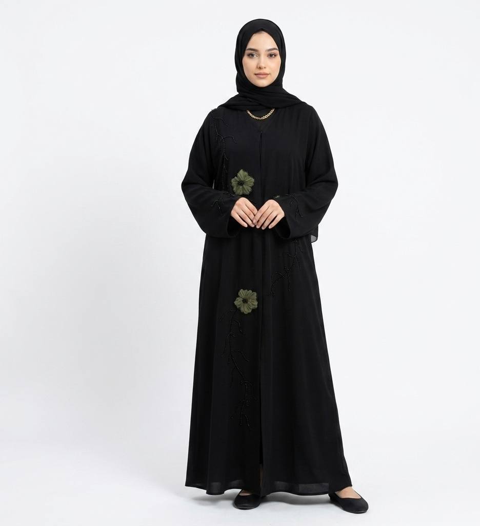 Floral Grace Abaya